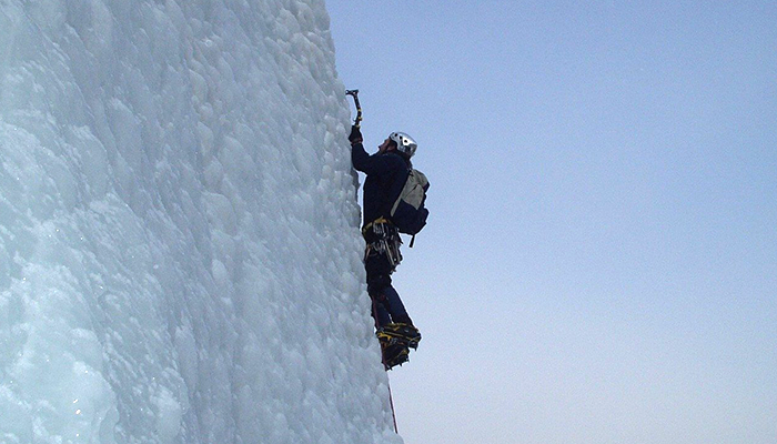 Piolet de escalada en hielo